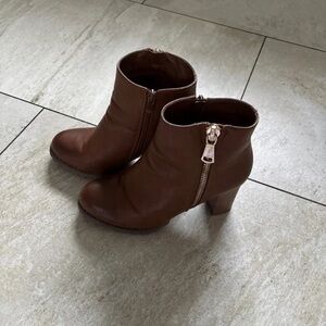 Elegant Brown Ankle Booties